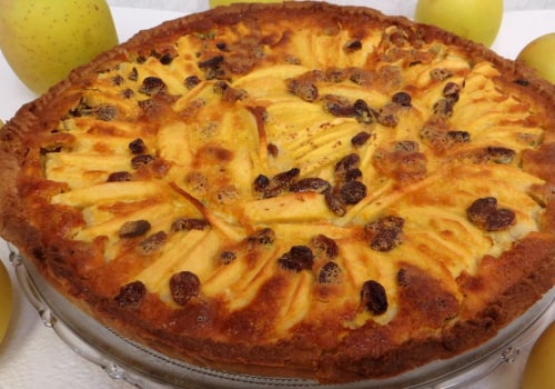 Comment faire une tarte aux pommes et aux raisins ?