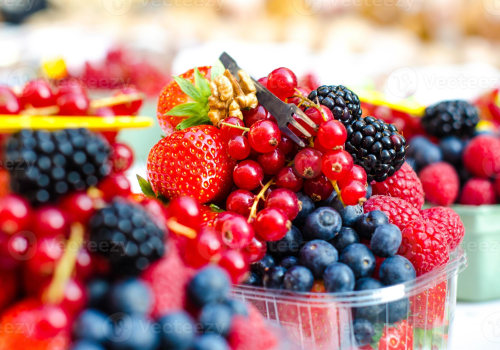 Les bienfaits de la boisson de fraises, raisins et framboises